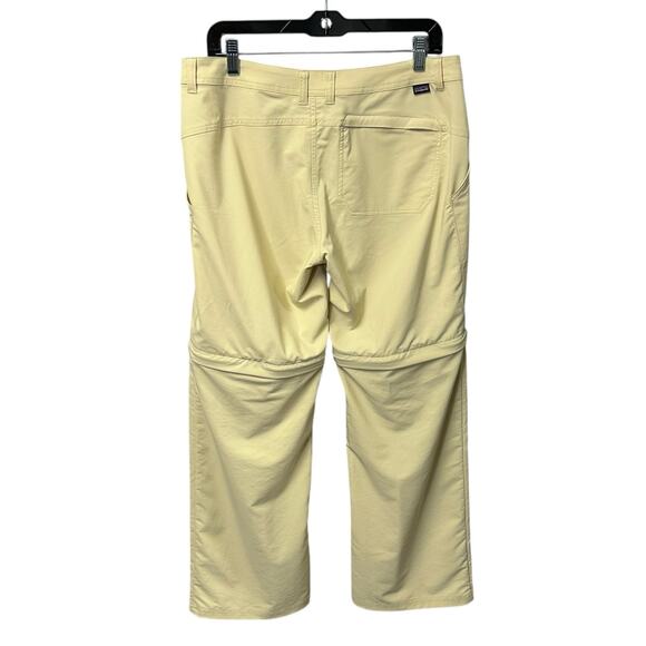 Patagonia Beige Outdoor Convertible Nylon Blend Hiking Ankle Pants Womens 8 - Picture 7 of 7